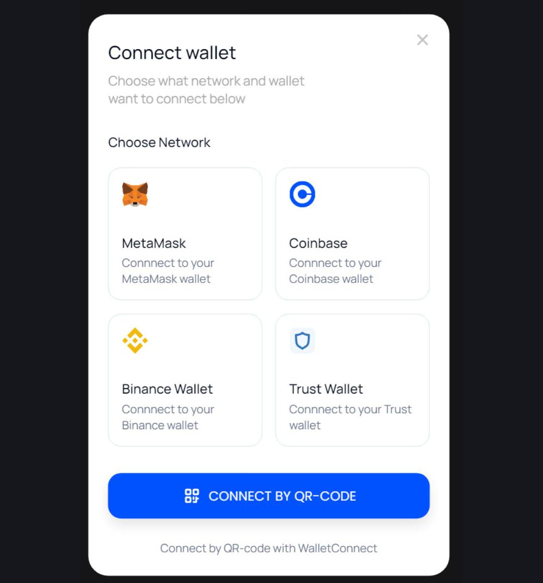 Подключение в тёмном режиме